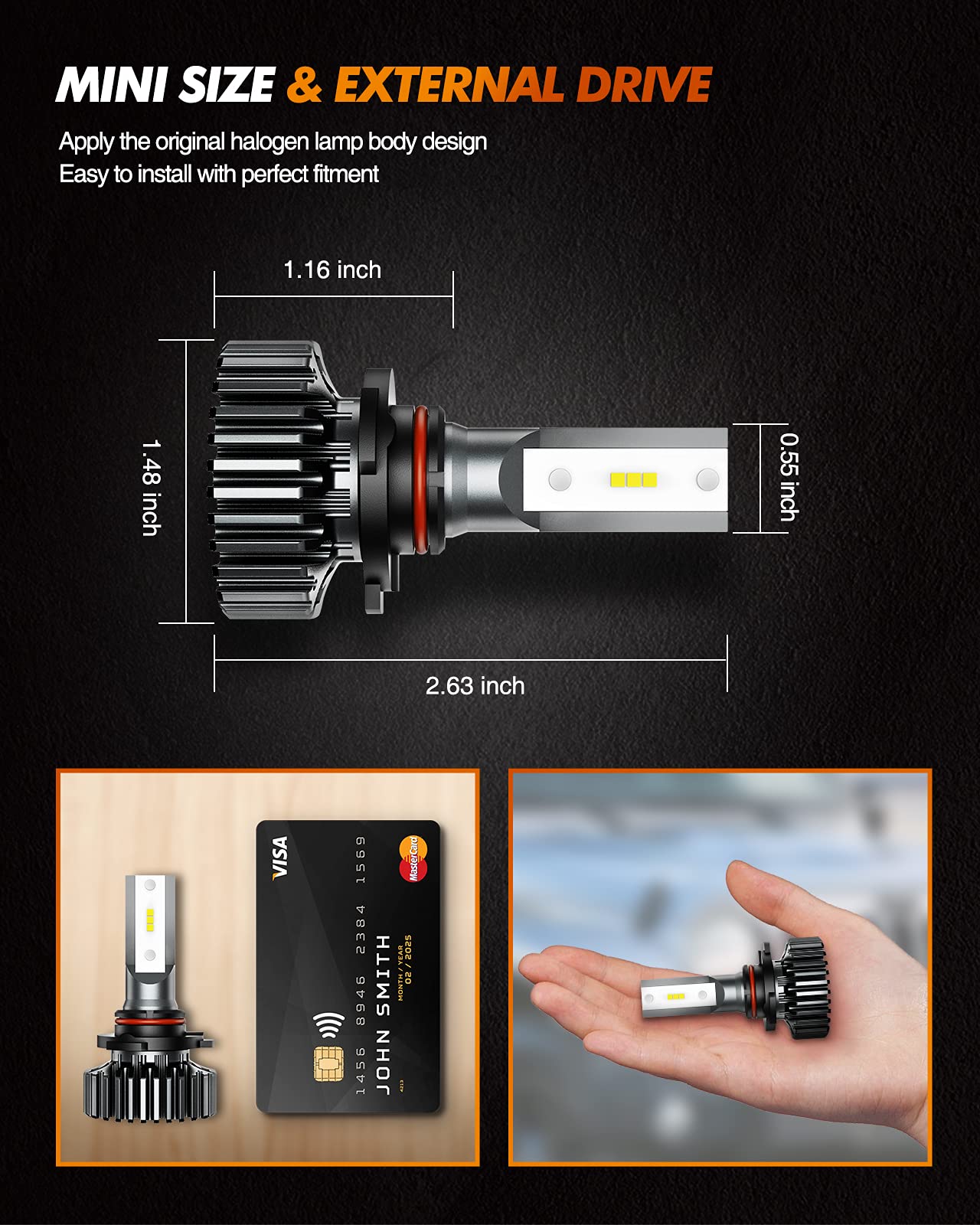 SEALIGHT 9005 9006 Bulbs 64000LM Fog light, 3 min Plug and Play, 1:1 Size, Pack of 4 - Image 6